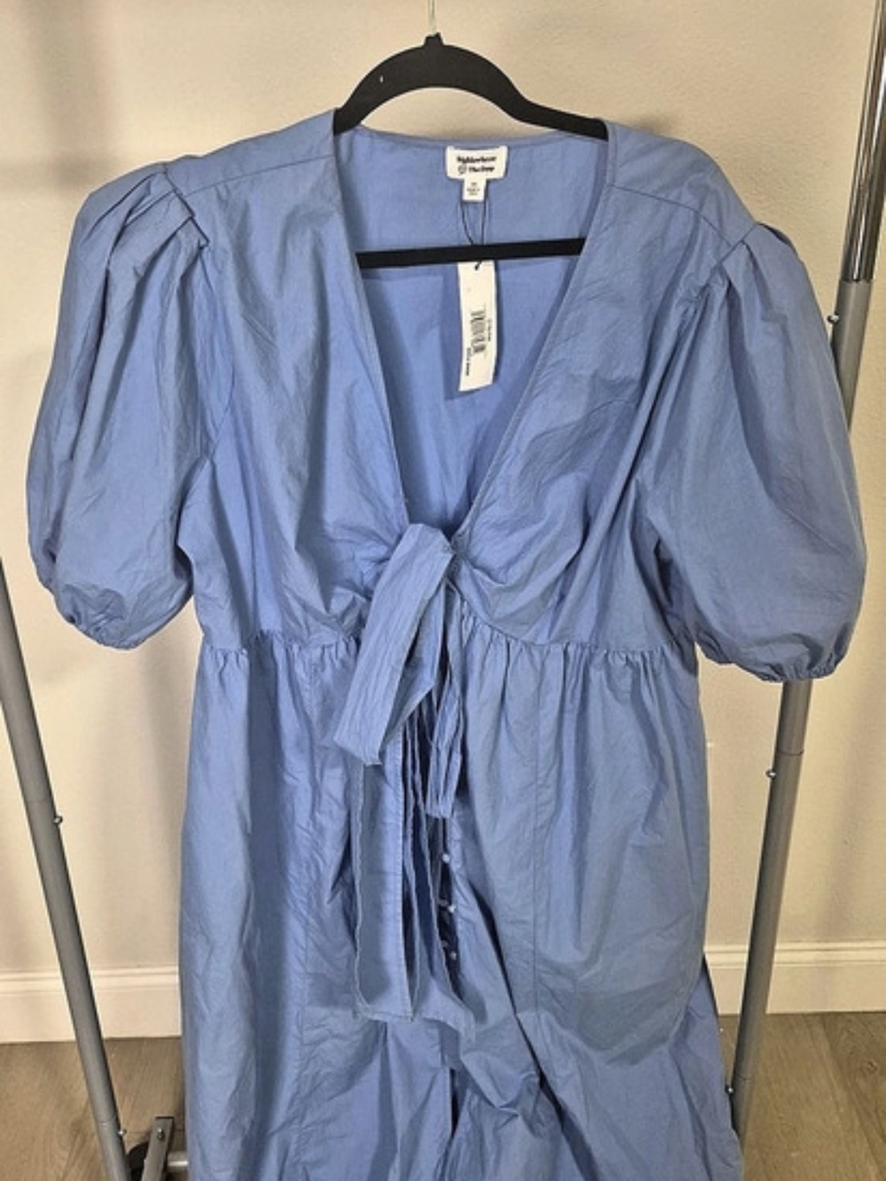 Amazon The Drop x Highlow Luxe Blue Maxi Dress Size 2X NWT